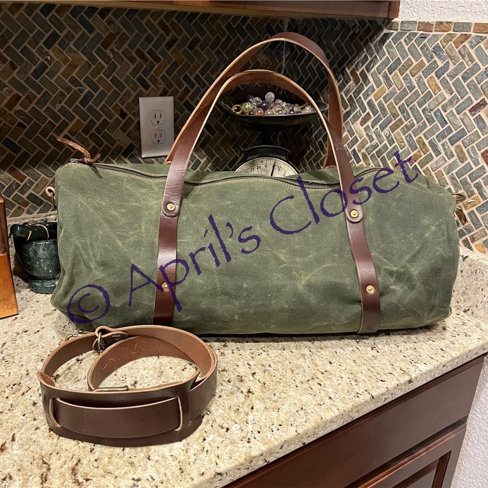 NWOT GFG William Duffle Bag - Waxed Canvas